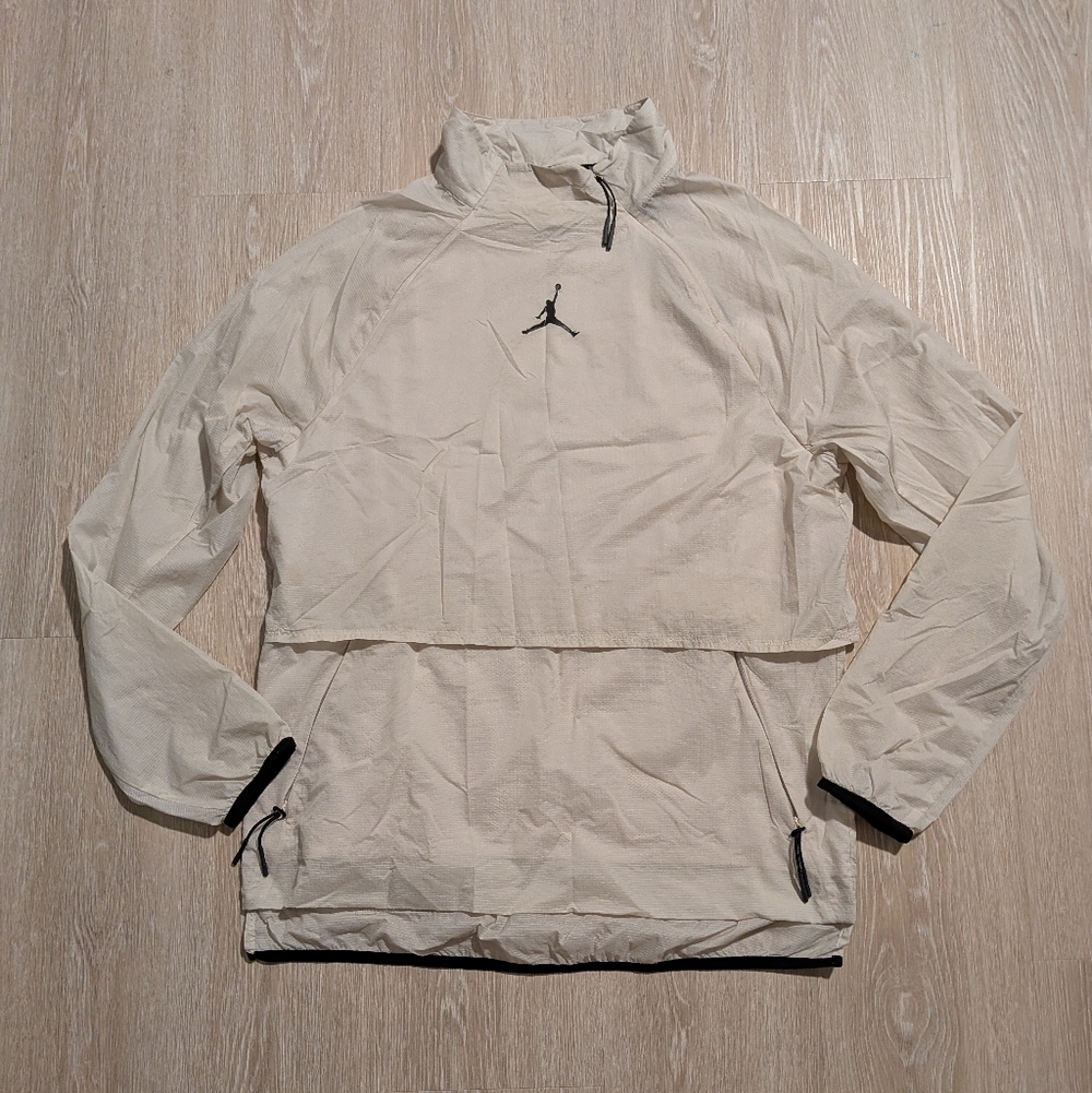 Jordan Jacket Men's Medium Windbreaker Spell Out Pockets Lightweight - Picture 3 of 10